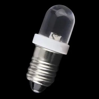

6V DC Lampada Led Bulb lamp E10 Screw Base Indicator LED Bulb lamp high quality Low Power Consumption Cold White