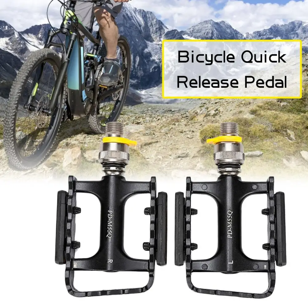 БЫСТРОРАЗЪЕМНАЯ велосипедная педаль 1 пара сверхлегкая MTB из алюминиевого