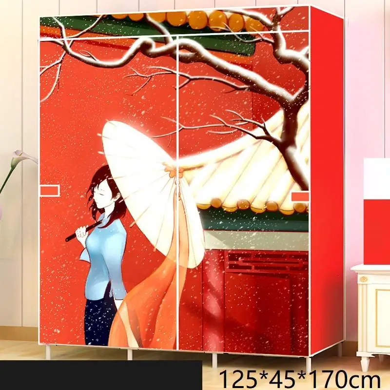 Version Q Ropero комод Moveis movei Per La Casa Tela Armario De Almacenamiento Gabinete шкаф Guarda Roupa Mueble гардероб - Цвет: Version Q