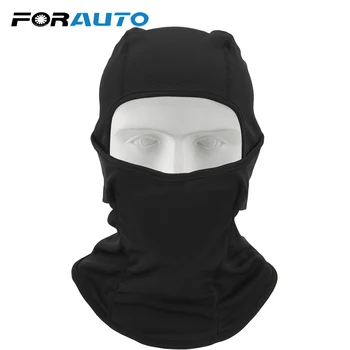 

FORAUTO Motorcycle Balaclava Full Face Mask Anti-UV Men Helmet Full Cover Sport Caps Quick Dry Bike Bicycle Hat Breathable