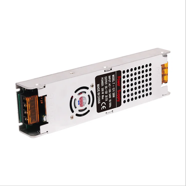 Высокое качество, скидки DC12V тонкий источник питания 12V 350W источник питания корпуса 12v источник питания высокой мощности