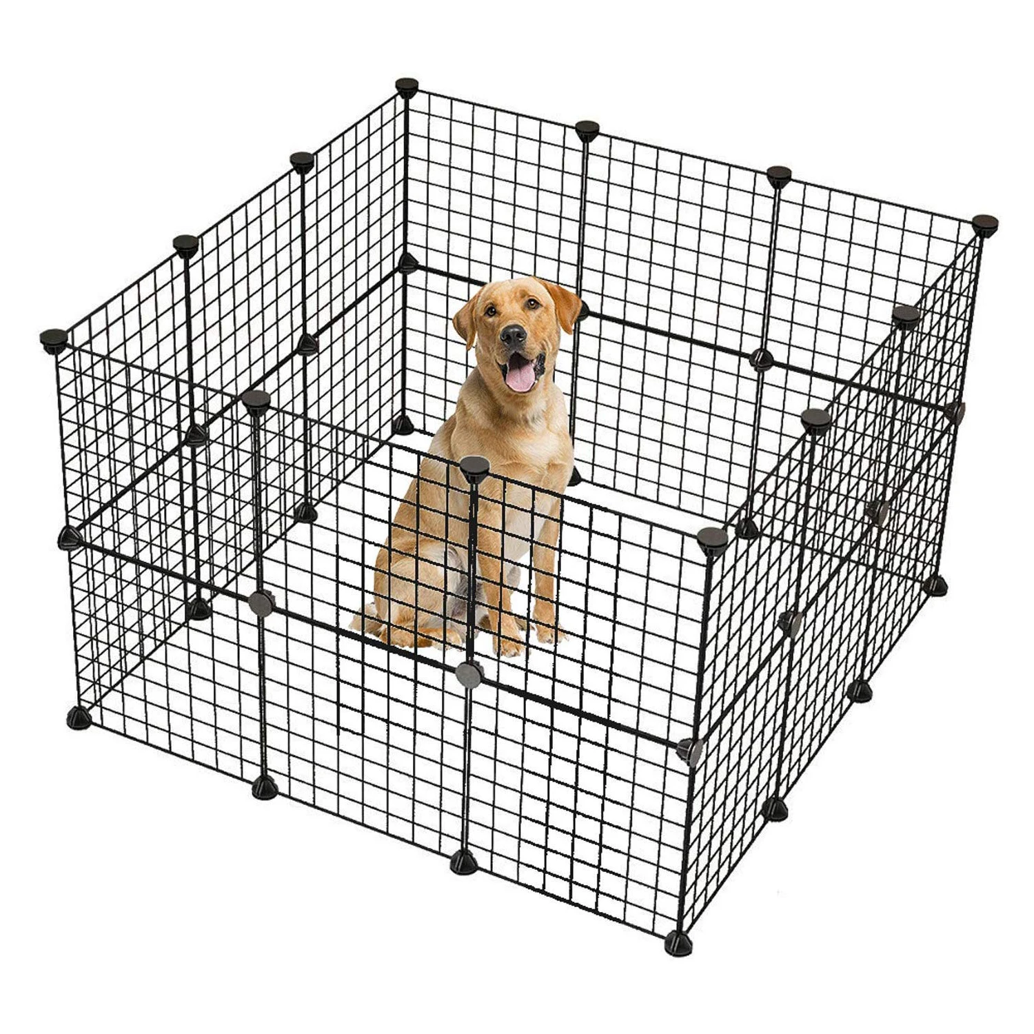 

Pet Playpen Small Animal Cage Indoor Portable Metal Wire Yard Fence for Small Animals Guinea Pigs Rabbits Kennel Crate Fence