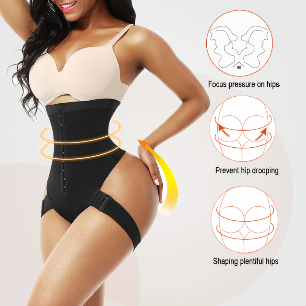 Sexy Control Panties Women Corset Briefs Booty Butt Lifter Shapewear Slimming Pulling Underwear High Waist Body Shaper fajas
