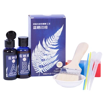 

Cyanotype Set Potassium Ferricyanide Cyanotype Printing DIY Tool Kit For Reproducing Photographs Graffiti Child Create QP2