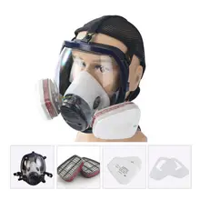 Респиратор для лица, противогаз для покраски, распылитель, химический противопожарный респиратор