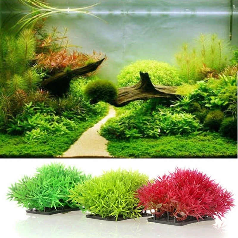 

Simulation Water Grass Plastic Water Plant for Aquarium Fish Tank Ornament Decoration