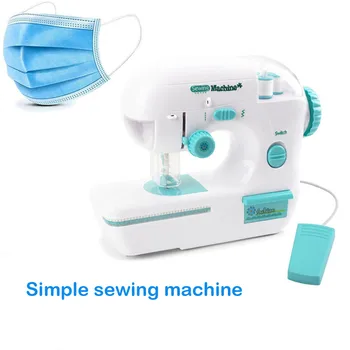 

Sewing Machine Portable Desktop Electric Medium Size Sewing Machine For Making Mask Maquina De Coser Hand Sewing Machine