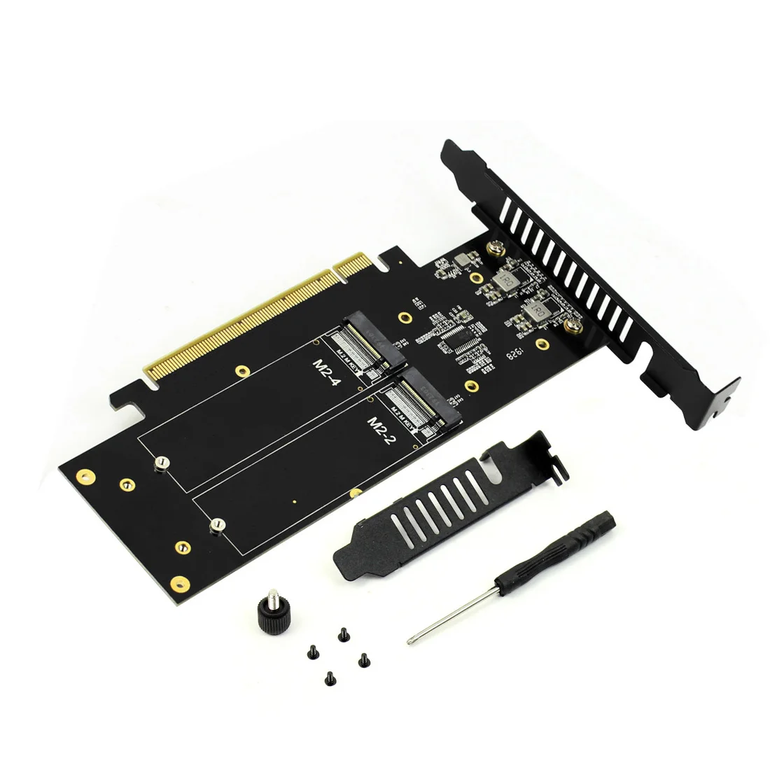 Jeyi Ihyper M 2 X16 に 4x Nvme Pcie3 0 Gen3 X16 に 4 Nvme Raid カード Pci E Vroc カード Raid ハイパー M 2x16 M2x16 4x X4 Nvme 4 Raid Add On Cards Aliexpress