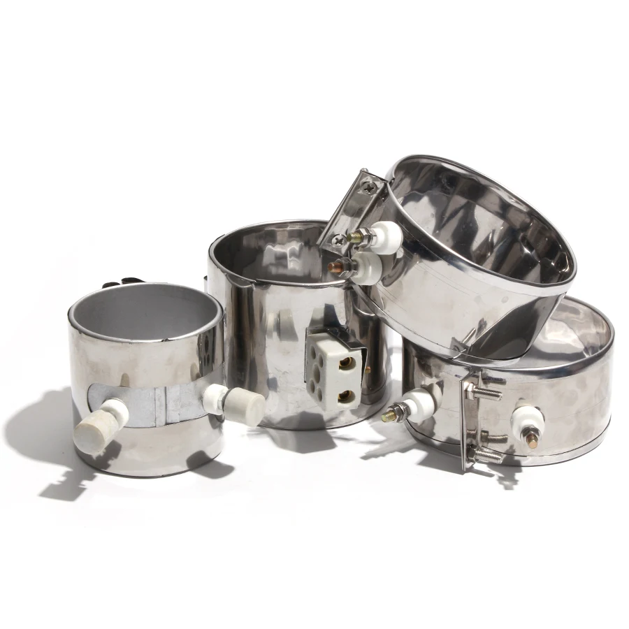 Aquecedor de Elemento Aquecedor de Aço Inoxidável para Máquina de Injeção 90 mm de Diâmetro 6075 mm Altura 110 220 380v 470 510 w Aço Inoxidável