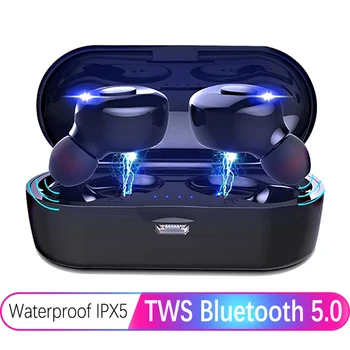

XG13 TWS 5.0 Bluetooth Earphone IPX5 Waterproof Wireless Earphone Earbus Mini Sport Stereo Headset With Microphone Smartphones