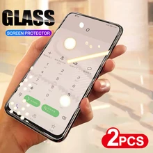 2 шт./лот закаленное стекло для huawei honor 9X Pro защита экрана 9H анти Blu-Ray стекло для honor 9X pro Защитная стеклянная пленка(China)