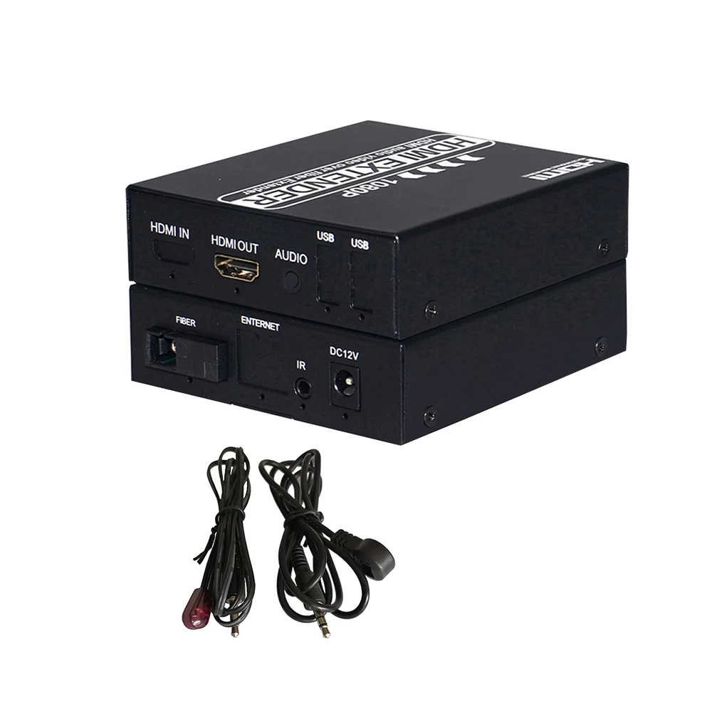 HDMI по оптоволокну удлинитель с ИК-контролем SC волокна и ИК-волоконно-оптический
