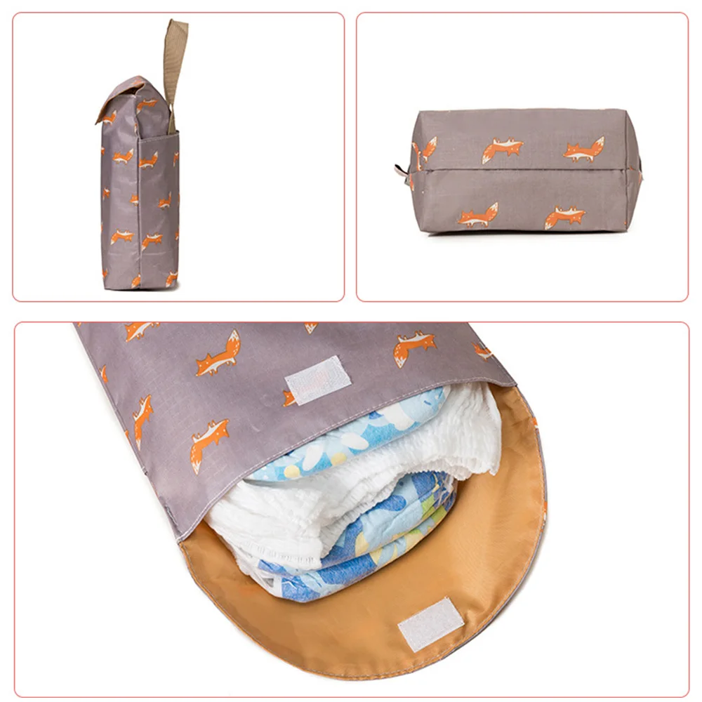 Сумка для хранения подгузников Детская сумка для подгузников Сумка для хранения матери и ребенка многоразовая водонепроницаемая сумка для хранения из ткани Оксфорд Hasp