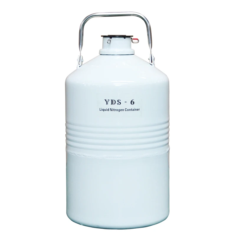 6 L dewar vessel nitrogen liquid tank bull semen liquid nitrogen storage containers