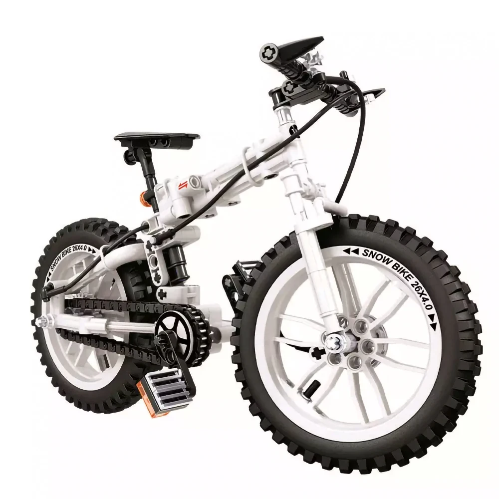 

Winner 7072 242pcs Folding Bicycle DIY DIY Model Building Block Brick Toys for Kids Boys Birthday Gift Compatible Technic Series