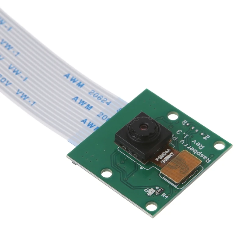 

5MP Camera Module Flex Cable Webcam Video 1080/720p For Raspberry Pi 2/3/Model B DXAC