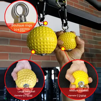 

Hot Sale Climbing Pull Up Power Ball Hold Grips Durable Non-Slip Hand Grips Strength Trainer Exerciser X85