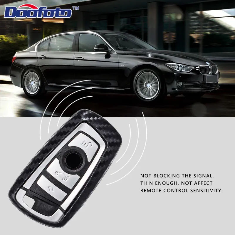 Car Key Shell Carbon Fiber car accessories Lines Car Protection Key Cover for bmw e46 F10 F20 F30 1 3 4 5 6 7 Series X3 X4 320I 116I 118I key case,key case cover