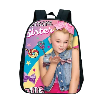 

New Arrival Jojo Siwa School Bag Toddler Backpack Children Back to School Mochilas Primary Kindergarten Backpack Kids Best Gift