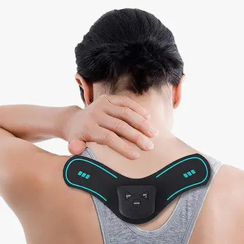 

Portable Mini Massage Pad Shoulder Neck Back Leg Relaxation Pads Electric Massage B3K8