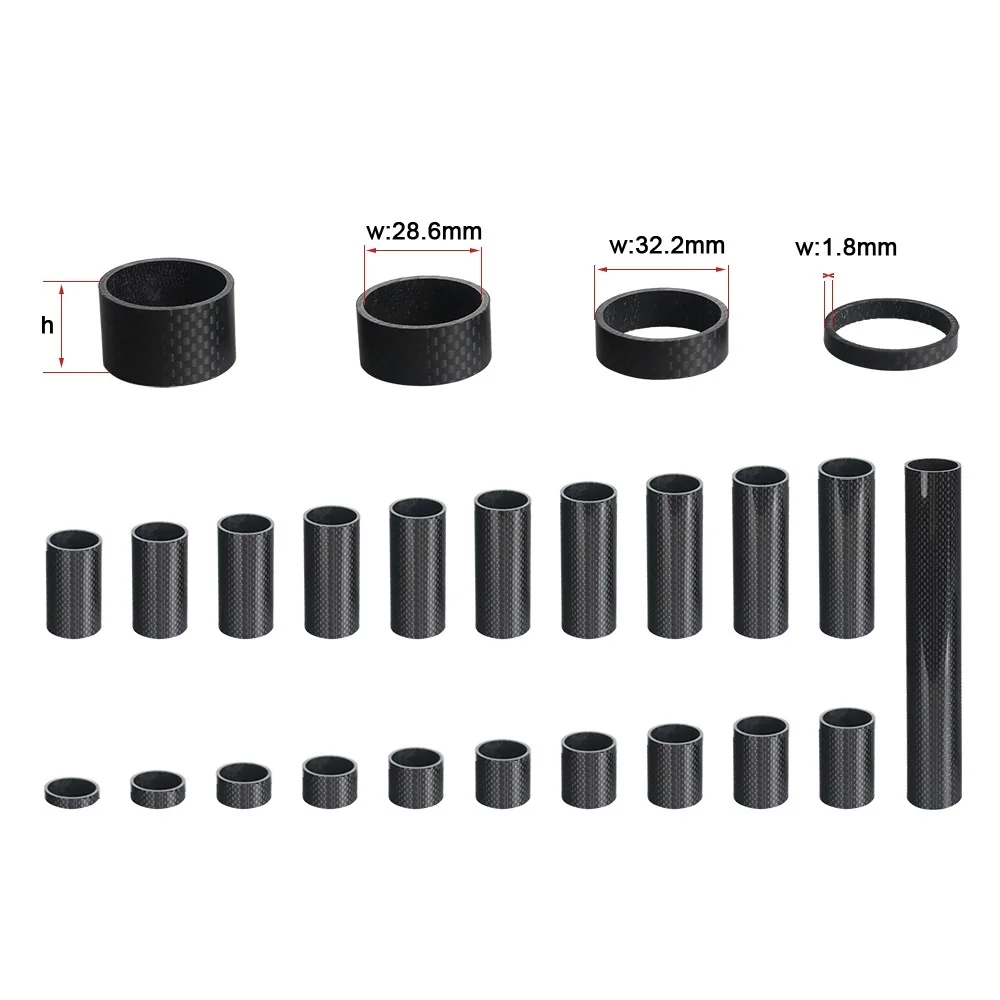 

Углеродное волокно для велосипеда вилка гарнитуры прокладка из углеродного волокна 3K Глянцевая/матовая велосипедный вынос руля шайба прокладка 1 1/8 "5/10/15/20/30/50/100 мм велосипед Запчасти