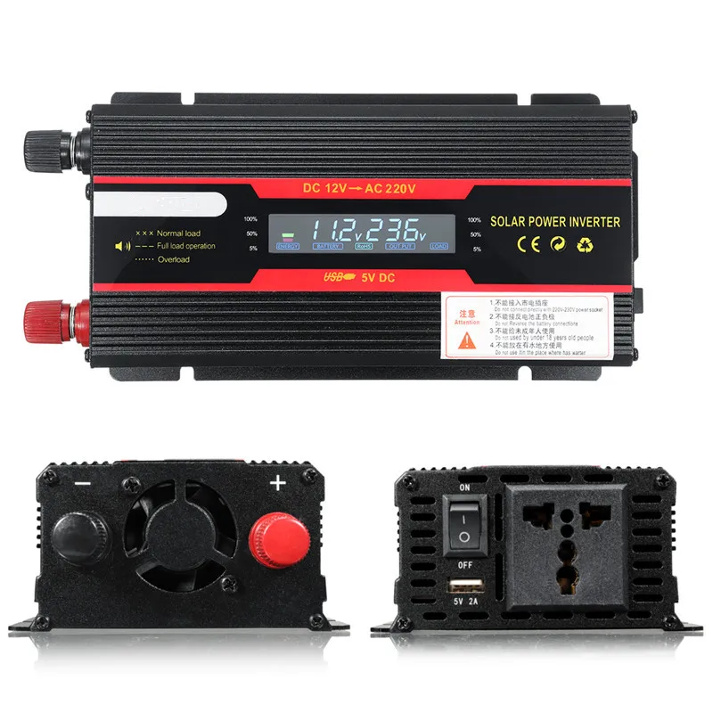 4000W Modified Sine Wave Power Inverter DC12V to AC110V220V Converter