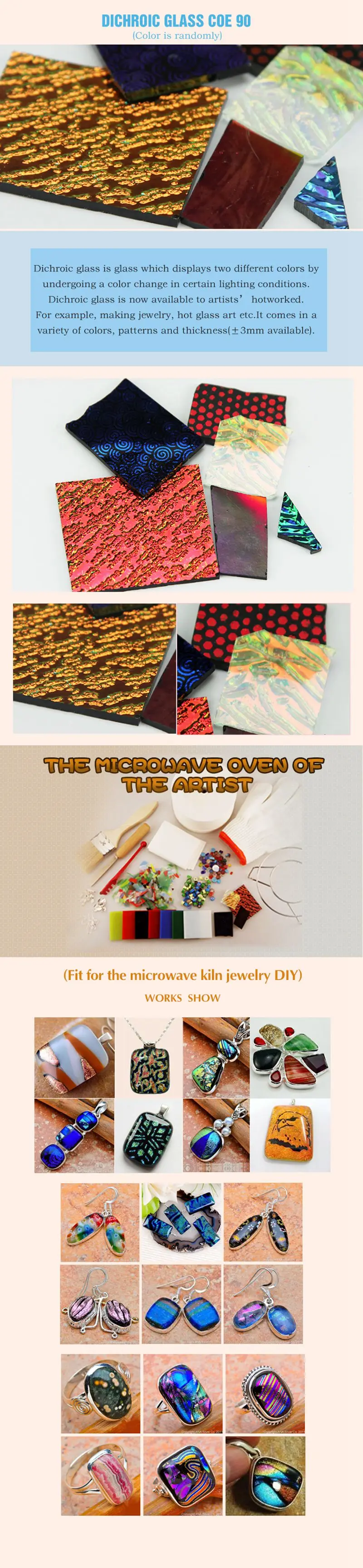 description of dichroic glass