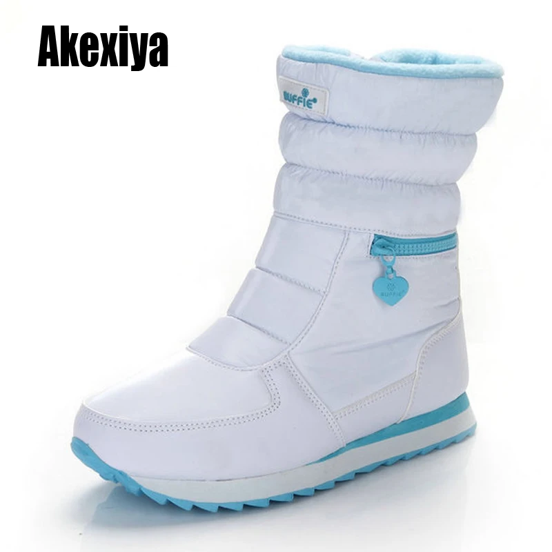 

Winter boots women warm shoes snow boot 30% natural wool footwear white color 2020 big size zipper Ankle boots multiple colour