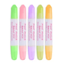 Оптовые поставки Профессиональный лак для ногтей, маникюра удалить карандаш с двойной головкой лак для ногтей, маникюра удалить карандаш Маникюр правильно