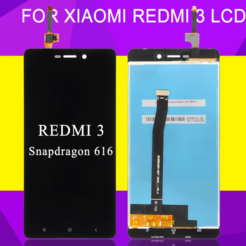 

HH Promotion For Xiaomi Redmi 3S Lcd Screen For Redmi 3S Display With Touch Screen Digitizer Assembly With Frame Free Shipping