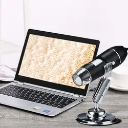 Microscope électronique réglable USB 1600x HD, pour l'identification des gemmes, Microscope numérique 