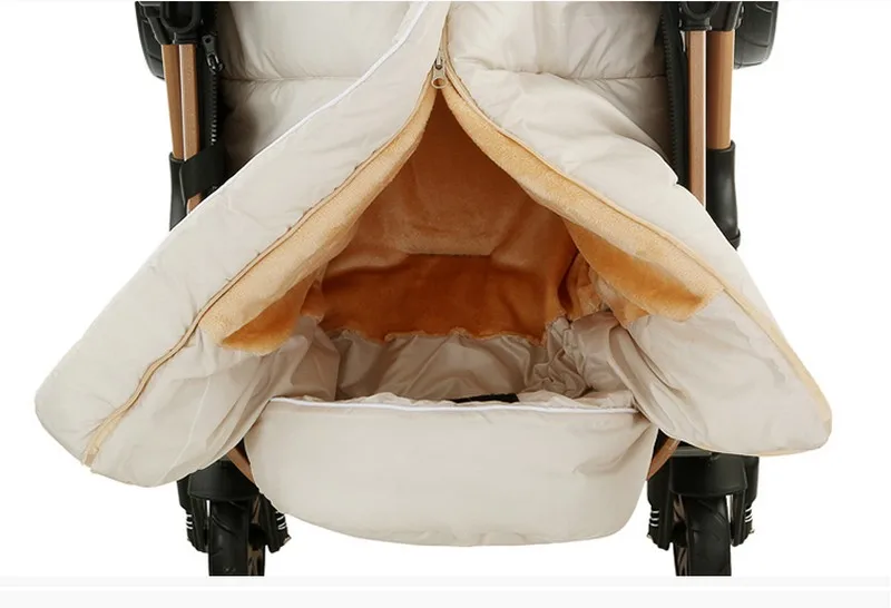 Детский спальный мешок для детской коляски, чехол для ног, зимнее теплое стеганое одеяло, Детский водонепроницаемый спальный мешок для коляски, подходит для любой коляски