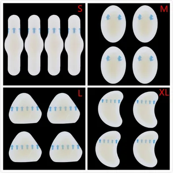 

12pcs 4Styles Anti-wearing Heel Sticker Adhesive Hydrocolloid Gel Blister Plaster Silicone Gel Pedicure Patch Soft Heel Sticker