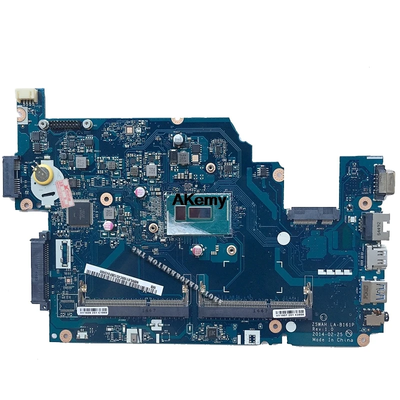 LA-B161P материнская плата для ноутбука ACER Aspire E5-571G E5-571P E5-571 E5-531 материнская плата Z5WAH LA-B161P I3-4005 Тесты