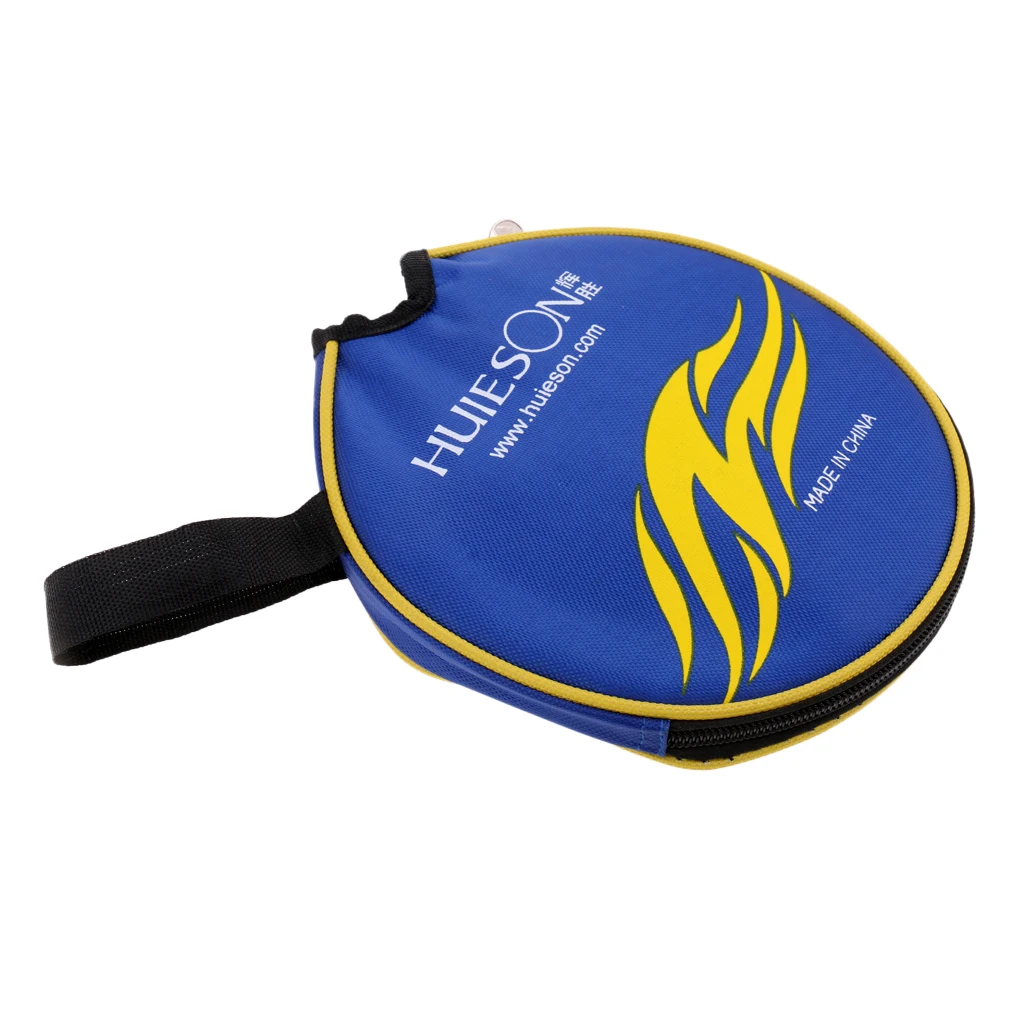 Premium Canvas Table Tennis Racket Pouch Ping Pong Bat Paddle Protection Carry Zip Bag