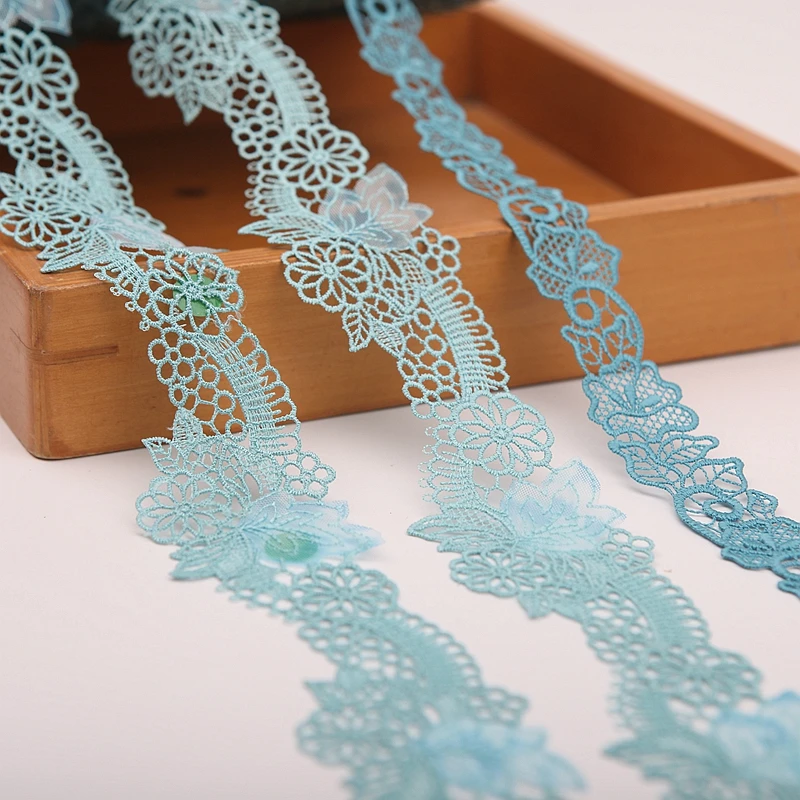 MLAEY Delicate 2yards Palace 4Colors Wedding Flower Hollow-out Venice Lace Trim Polyester Applique Sewing Trims Craft | Дом и сад