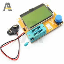 Medidor de esr mega328 transistor tester ESR-T4 triode capacitância diodo digital v2.68 mos/pnp/npn lcr tela lcd tester