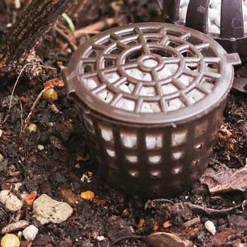 

100pcs Fertilizer Box Yard Bonsai Fertilizer Box Outdoor Set Succulent Basket PP Resin Plants