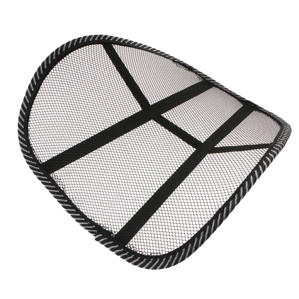 Car Truck Home Office Mesh Backrest Back Lumbar Support Seat Cushion