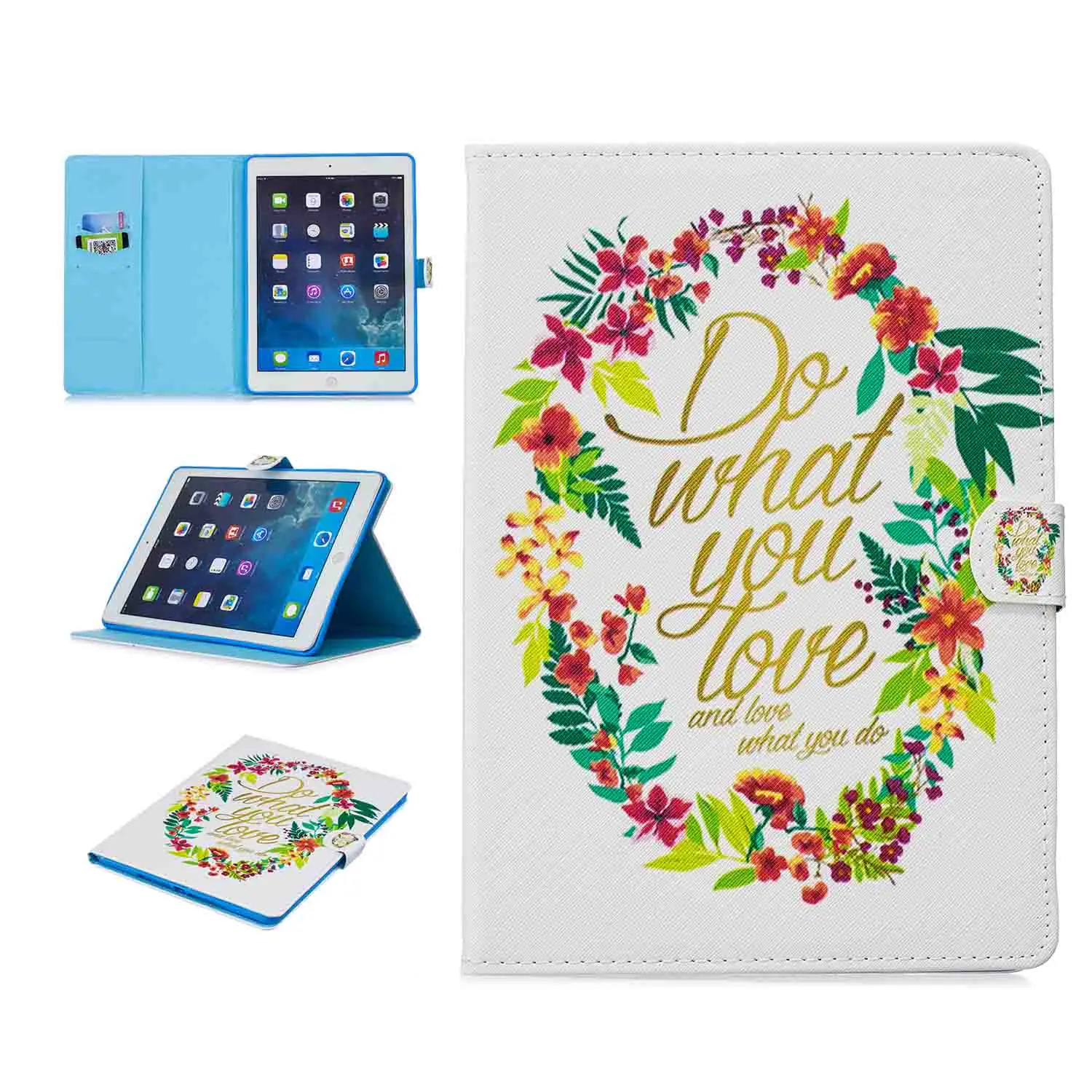 Чехол для IPad Air 1 2 5 6 Магнитный стенд из искусственной кожи чехол Smart Cover для нового iPad 9,7 5th 6th поколения, коксовое покрытие - Цвет: 1