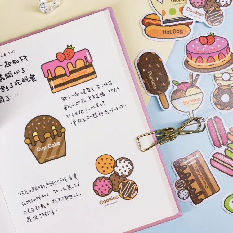 10 компл./1 лот Kawaii канцелярские наклейки дневник сладкий напиток время декоративные мобильные наклейки Скрапбукинг DIY ремесленные наклейки