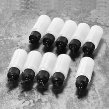 10 шт. Aibecy Art Marker Аэрограф пластиковые краски бутылки банки горшки адаптер с крышкой двойного действия сифон подачи воздуха кисти Поставки 22cc