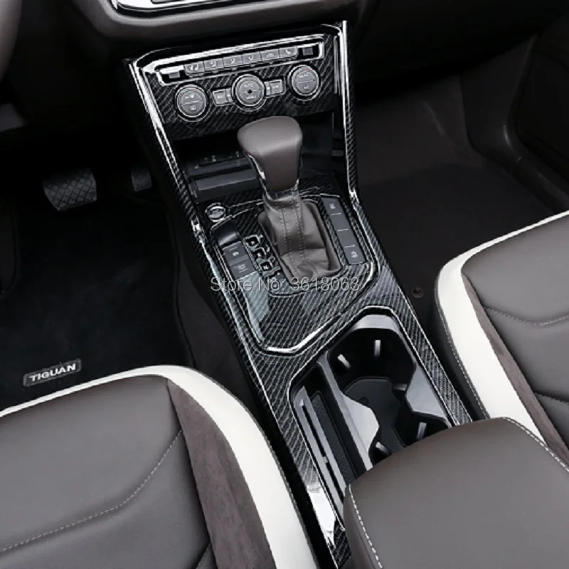 Для Volkswagen VW Tiguan ABS хром общий коробка переключения передач крышка стакана воды рамка отделка аксессуары для интерьера