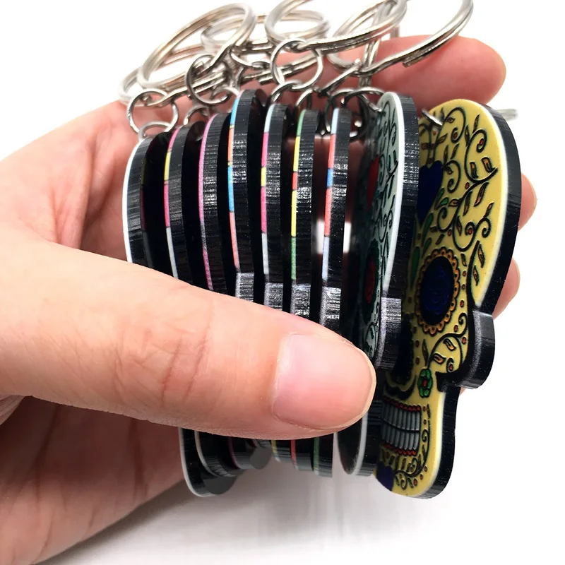 Skull Pendant Key Ring09