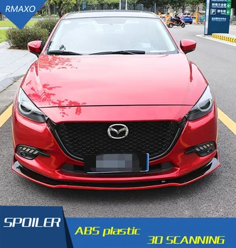 

For Mazda3 Axela Body kit spoiler 2014-2016 For Mazda 3 Axela ABS Rear lip rear spoiler front Bumper Diffuser Bumpers Protector