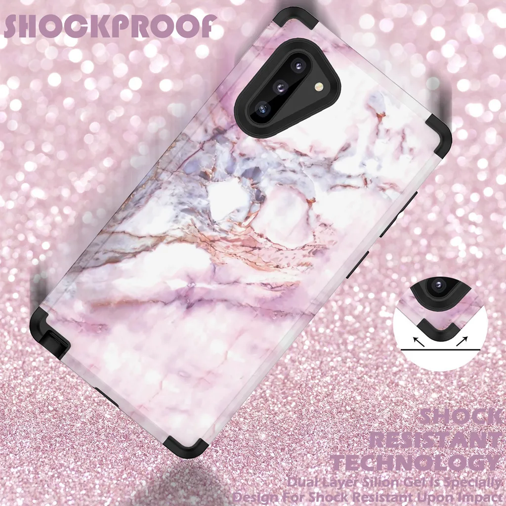 For Samsung Galaxy Note10 Luxury Marble Soft TPU Phone Case Ultra Thin silicone rubber scratch-resistant Phone Cases