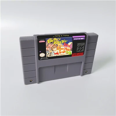 

Pocky & Rocky or Pocky & Rocky 2 - Action Game Card US Version English Language