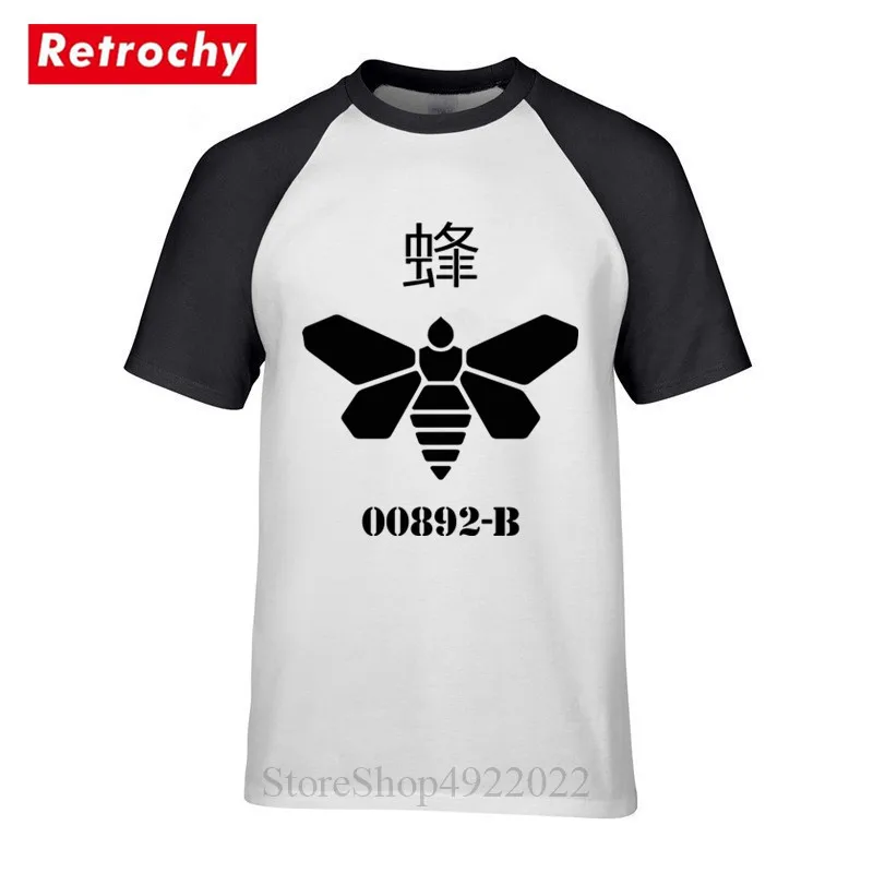 

Bee T Shirt Breaking Bad T-Shirt Masculina Camisetas Oversize Hipster Shirt For Boys Guys Men Insect Design Tshirt 00892-B Homme