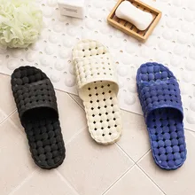 Ажурная подошва; массажные Нескользящие Вьетнамки; домашние тапочки; мужские Тапочки для ванной; Zapatillas de hombre; для душа