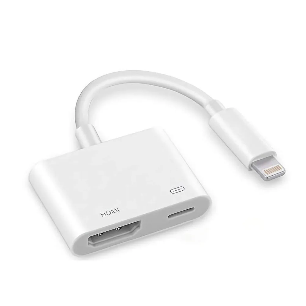 Carplay цифровой ТВ тюнер Lightning в HD 1080p HDMI для apple play iPhone ios9-13 iPad mini подключение к зеркало ТВ link проектор